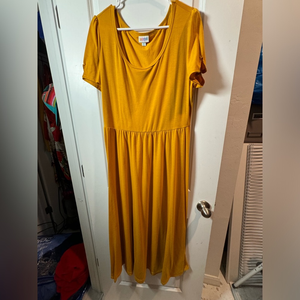 Lularoe Riley empire waist midi dress 2XL